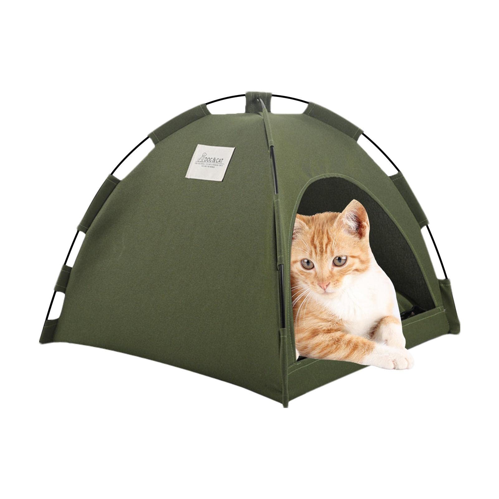 Dog Tent Cave,Foldable Kitten Beds for Indoor Cats - Cat Cave Bed