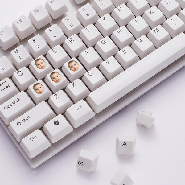 Custom Photo Keycap Custom Mechanical Keyboard Keycaps Gifts for Him, for Dad