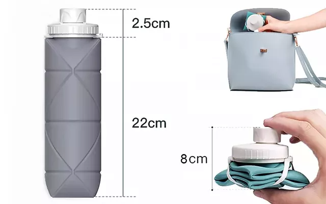 Silicone Collapsible Water Bottle