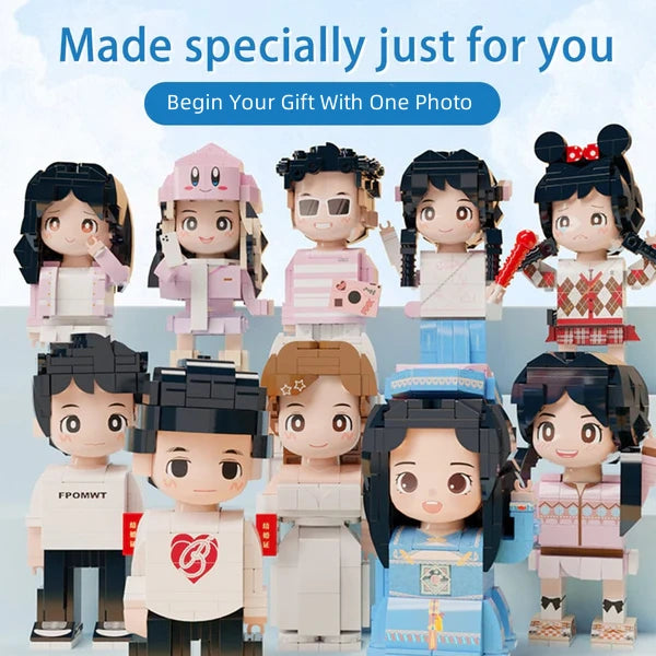 Personalized Brick Figures Special Customizations Surprise Diy Gifts Handmade