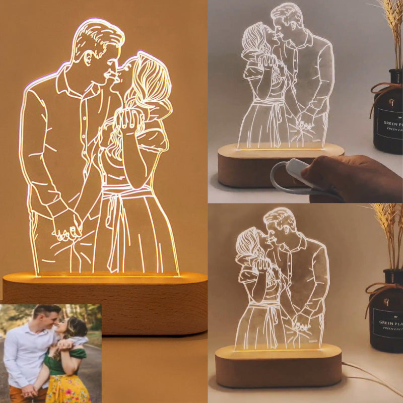 Personalized Custom Photo 3D Lamp