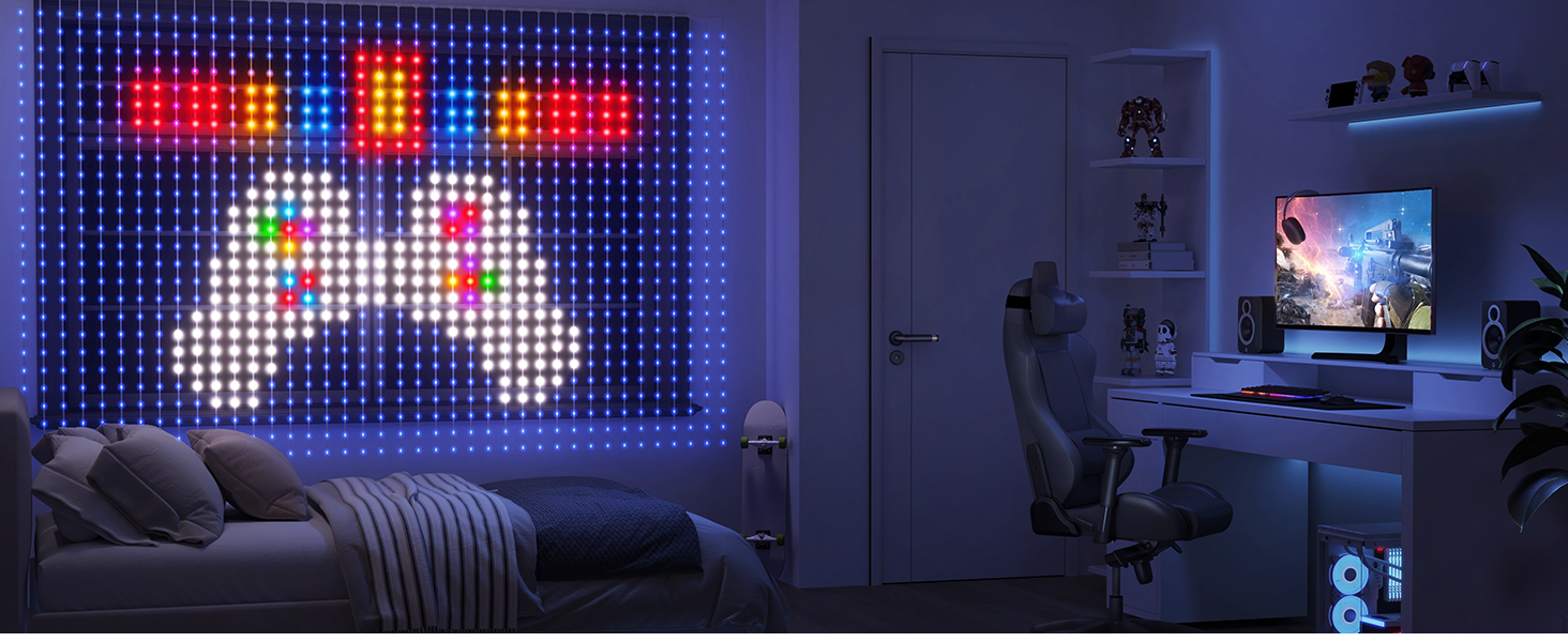 LED Smart Curtain Lights