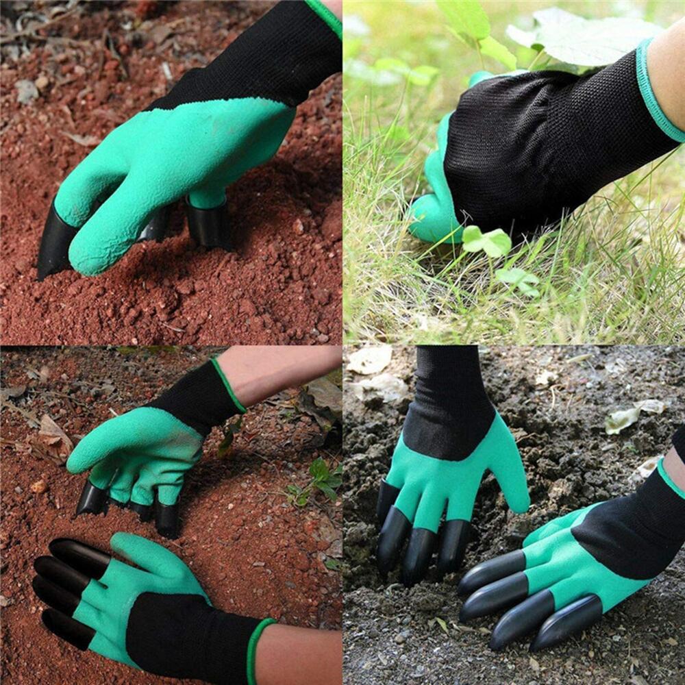 Garden Digging Gloves with Claws for Flower / Vegetable Planting