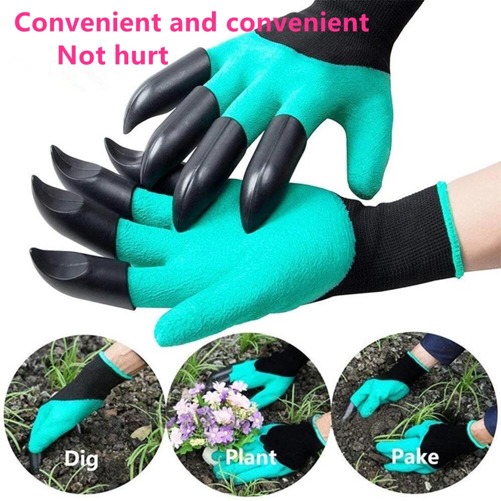 Garden Digging Gloves with Claws for Flower / Vegetable Planting