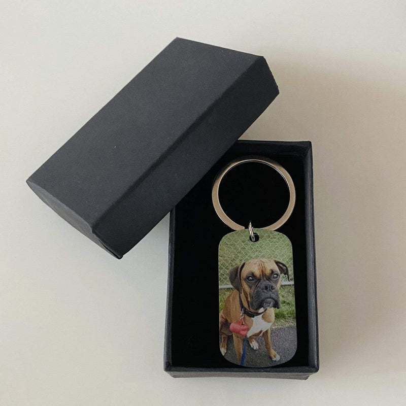 Once By My Side Forever In My Heart Dog Memorial Keychain