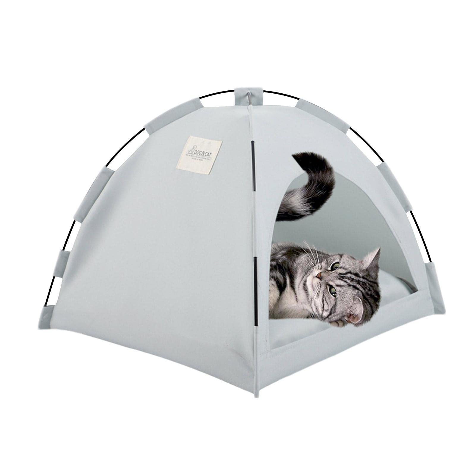 Dog Tent Cave,Foldable Kitten Beds for Indoor Cats - Cat Cave Bed