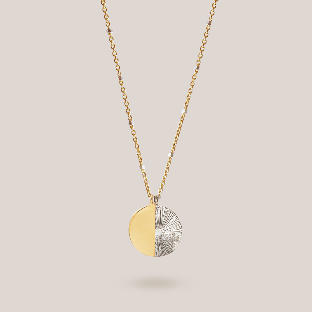 Moon Necklace / gold