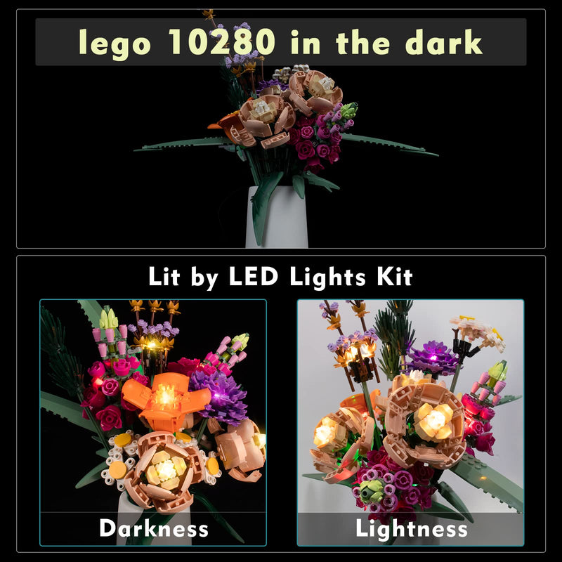 Artificial Flowers  for  LEGO 10280
