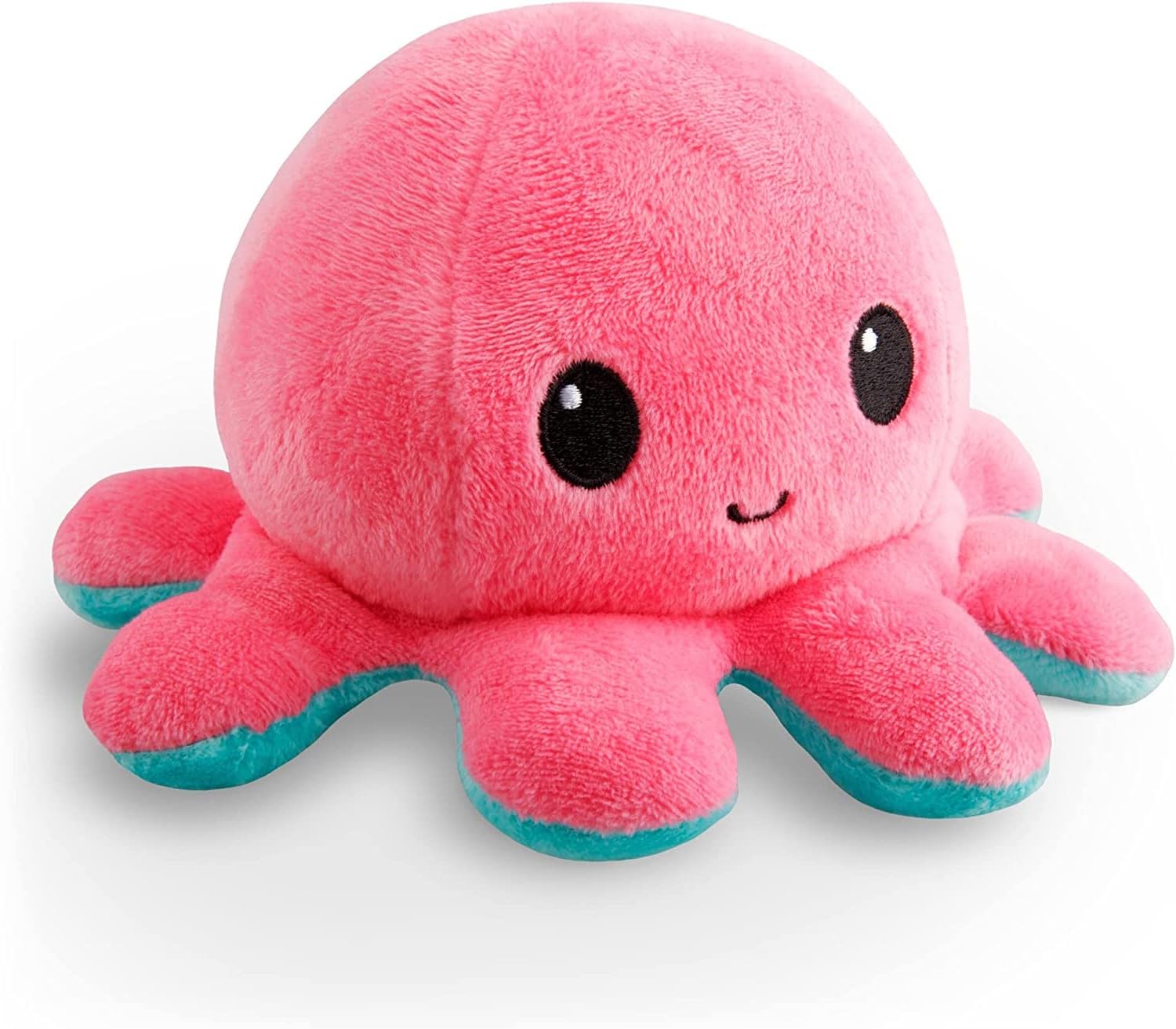 Reversible Octopus Plushie, Love Hate Cute Sensory Fidget Stuffed Animals