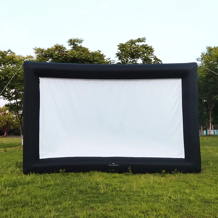 Outdoor large custom factory price air sealed rear cinema inflatable TV projector projection movie screen