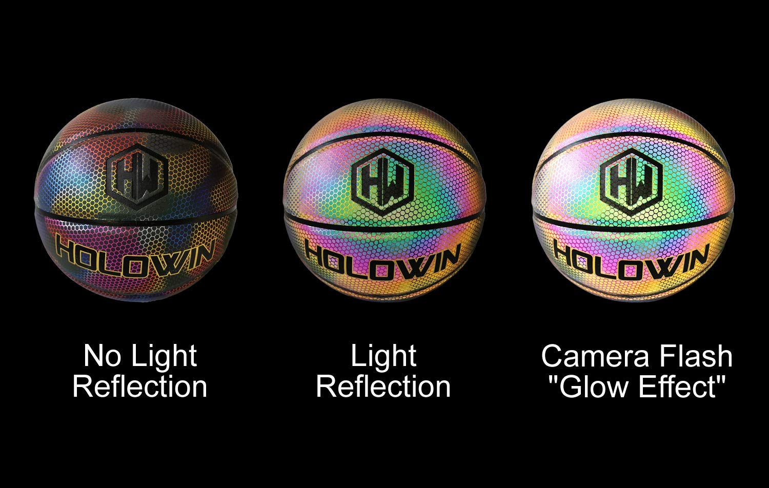 Holographic Luminous basketball