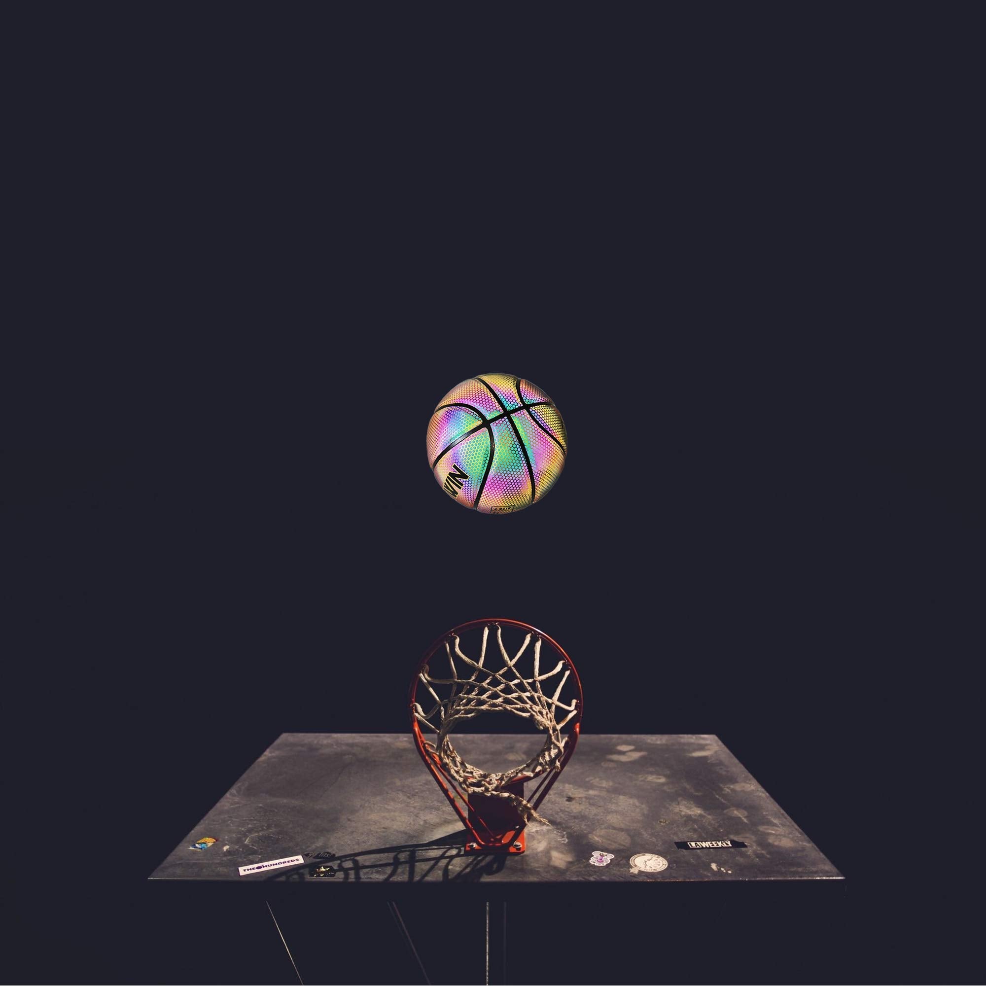 Holographic Luminous basketball