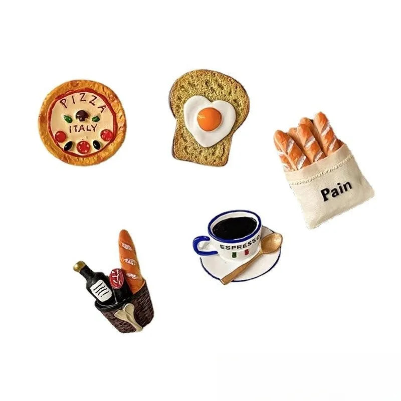 Adorable 3D Mini Food Fridge Magnets