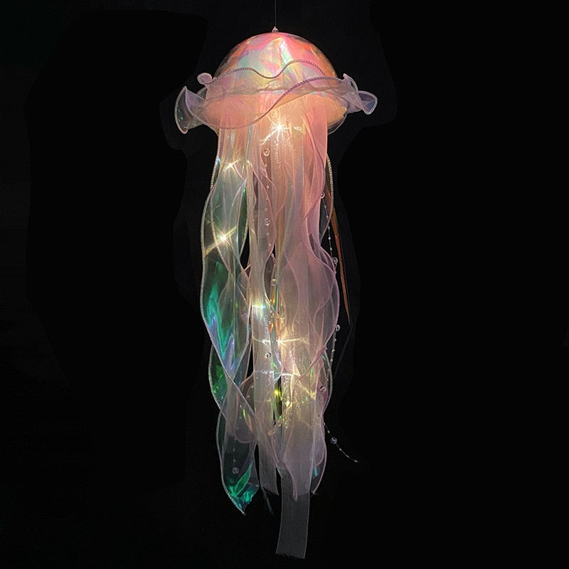 Jellyfish Lamp, Portable Flower Lamp, Girl Room Atmosphere Decoration Lamp