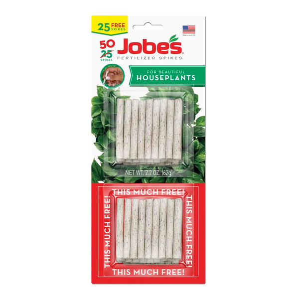 Jobe's 5001T Houseplant Indoor Fertilizer Food Spikes 50 Pack