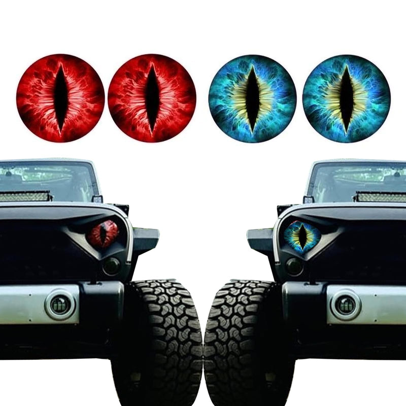 Headlight Decal JL Gladiator and Renegade (8 Inch)