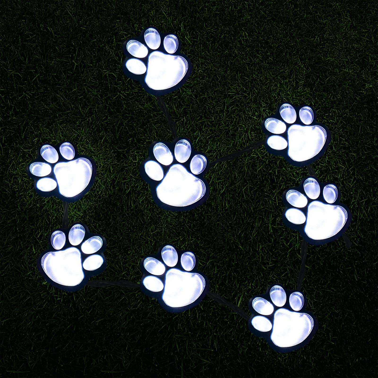 Cat and dog animal solar light strip outdoor decoration