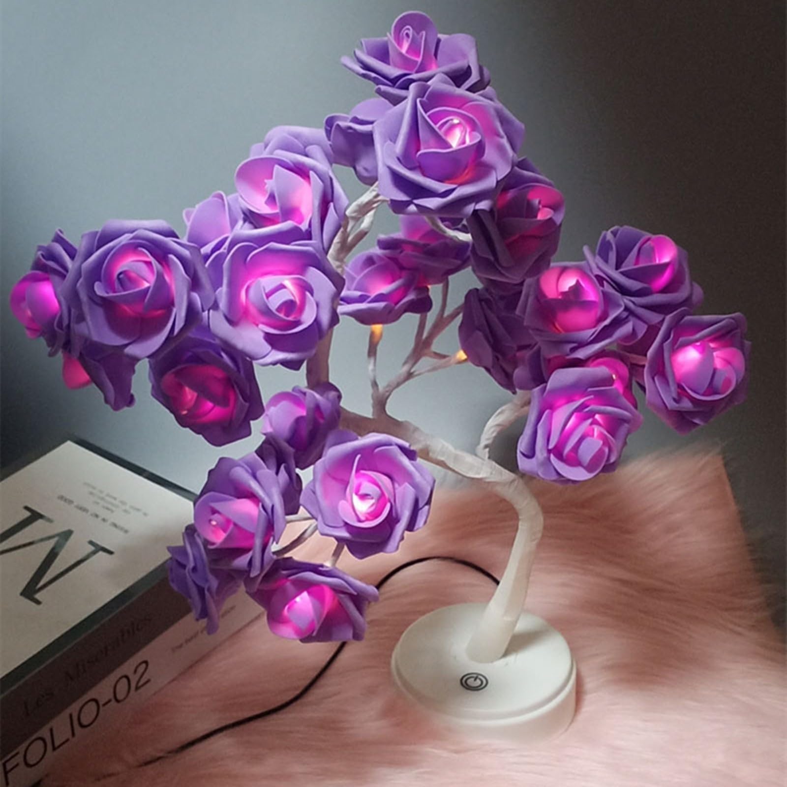 Forever Rose Tree Lamp Gift For Her