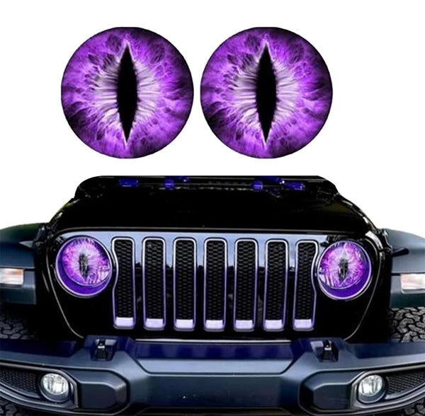Headlight Decal JL Gladiator and Renegade (8 Inch)