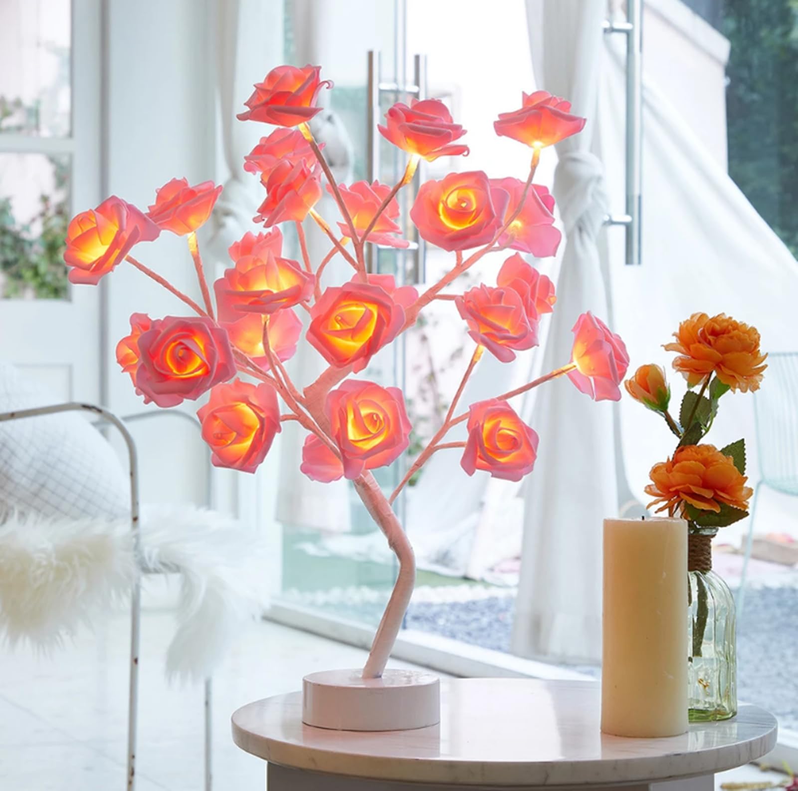 Forever Rose Tree Lamp Gift For Her