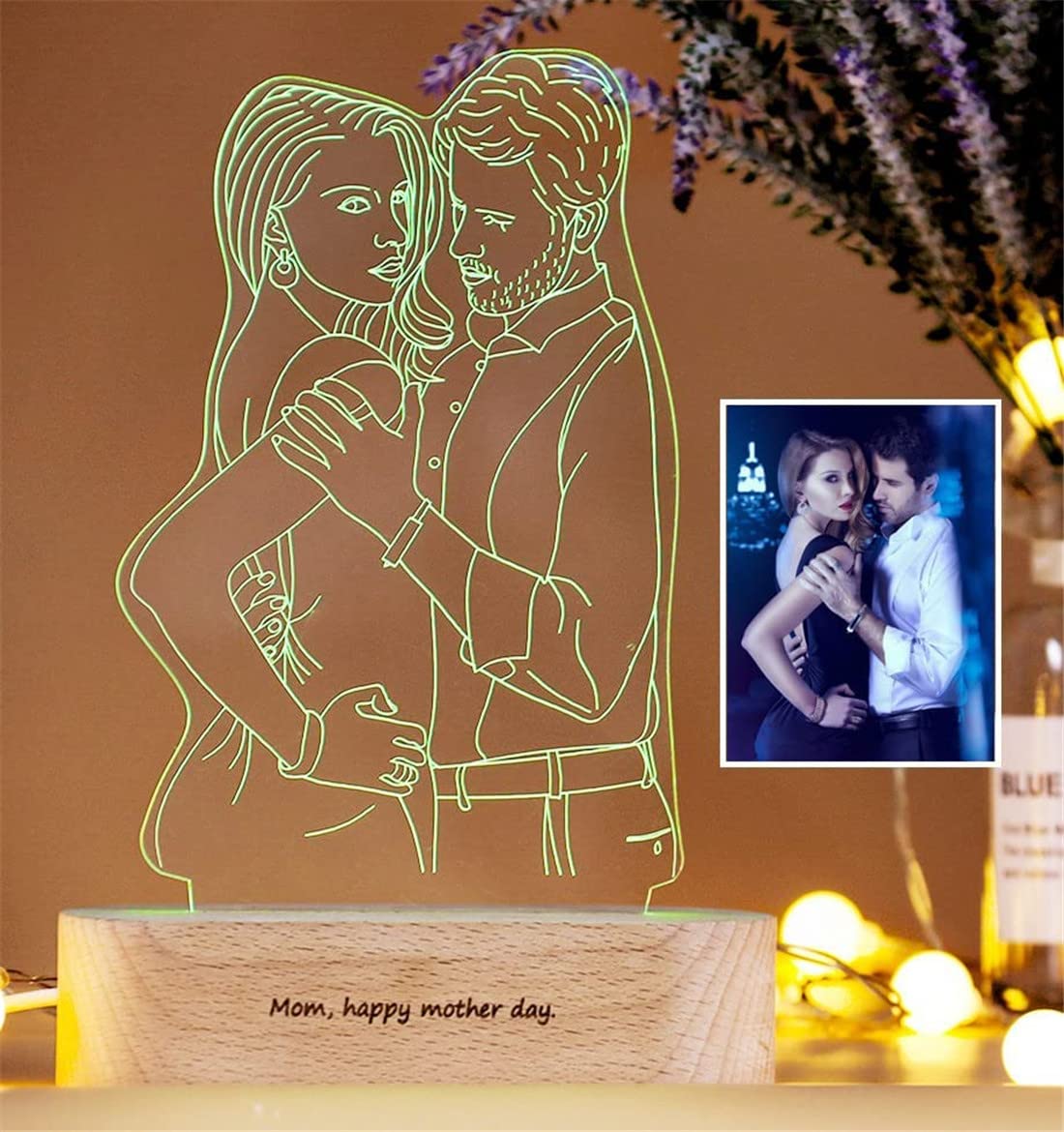 Personalized Custom Photo 3D Lamp