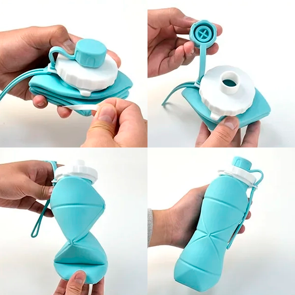 Silicone Collapsible Water Bottle