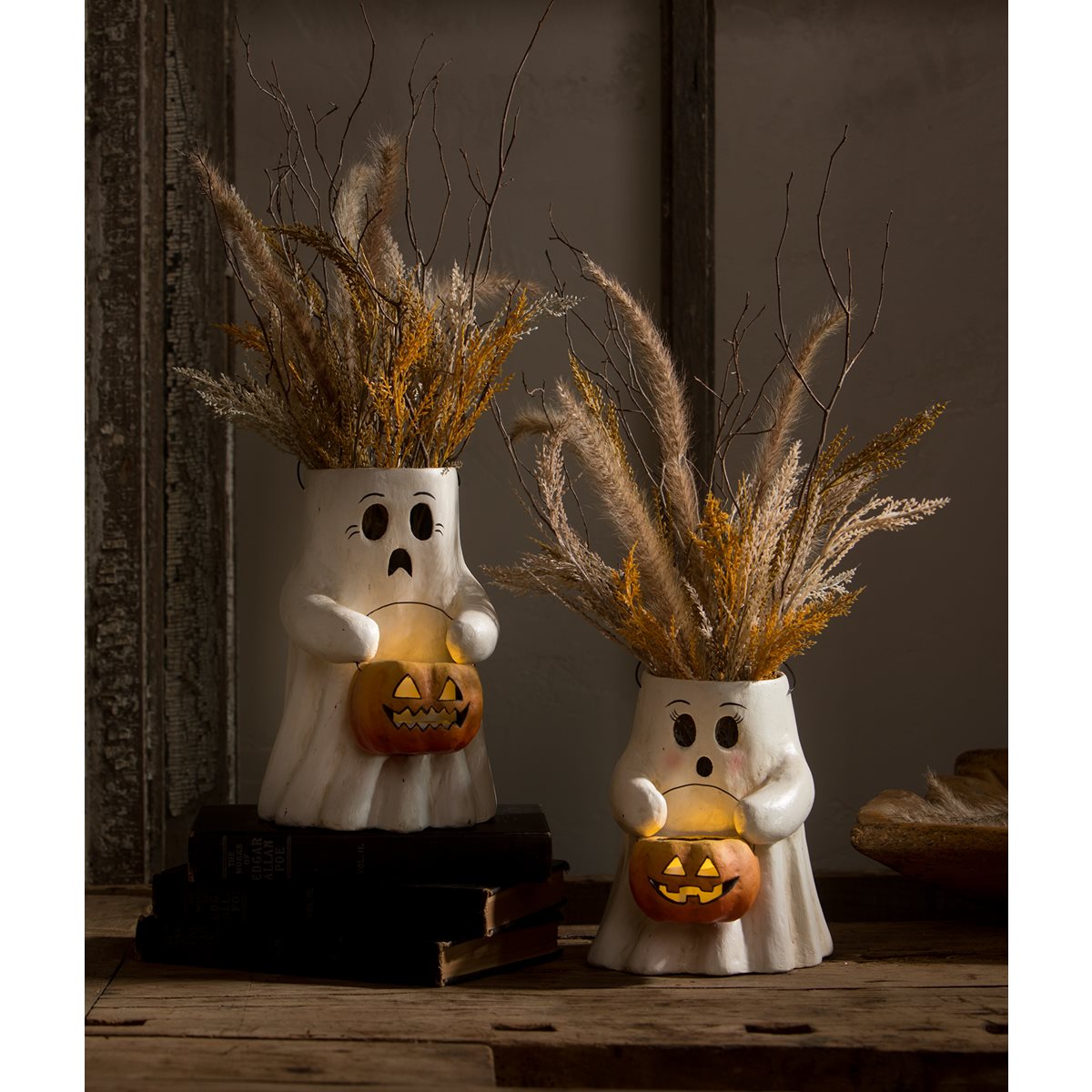 Sweet Boo With Pumpkin Bucket