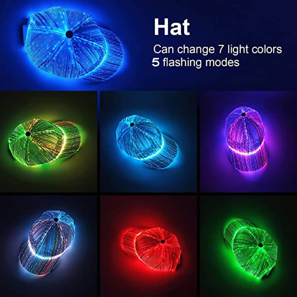 Luminous Led Baseball Cap 7 Colors