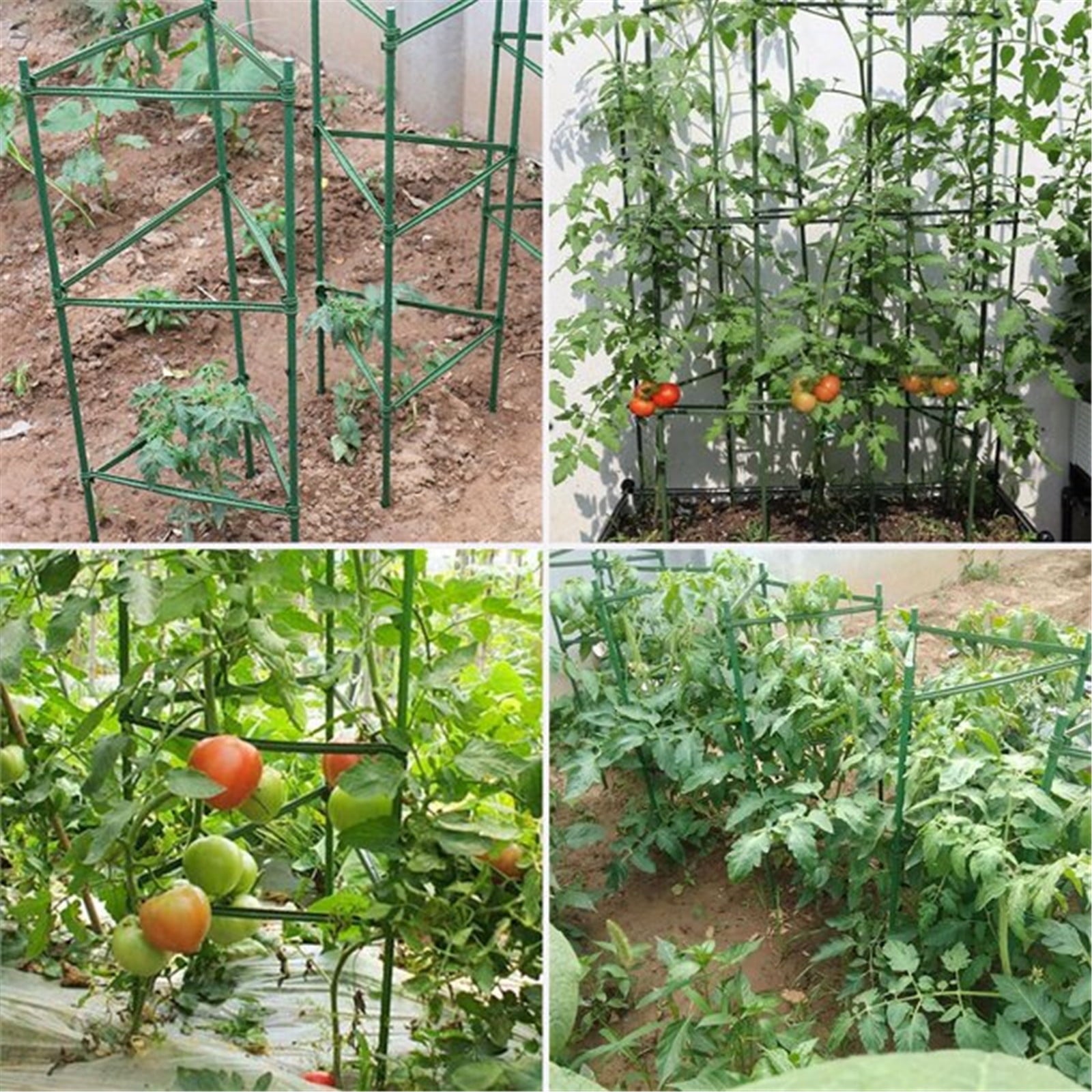 Vegetable Cages for Gardening; Tomato Cages Plant Cages Multifunctional Tomato Support Garden Trellis Tomato Stakes