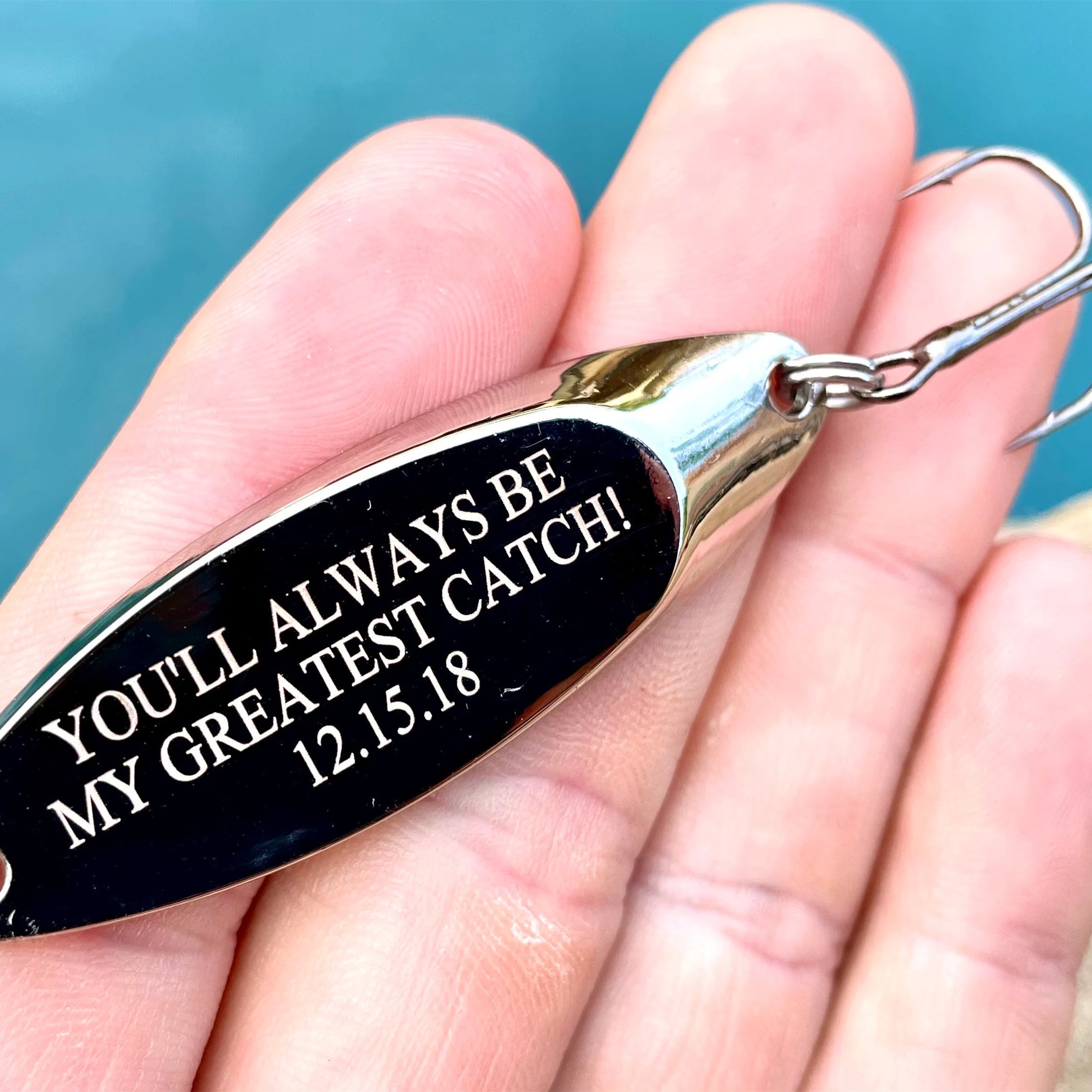 Personalized Engraved Fishing Lure, Fishing Gifts for Him