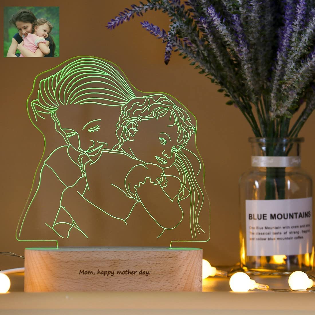 Personalized Custom Photo 3D Lamp