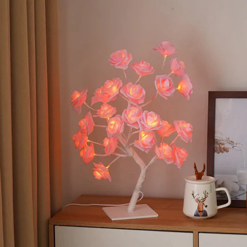 Forever Rose Tree Lamp Gift For Her