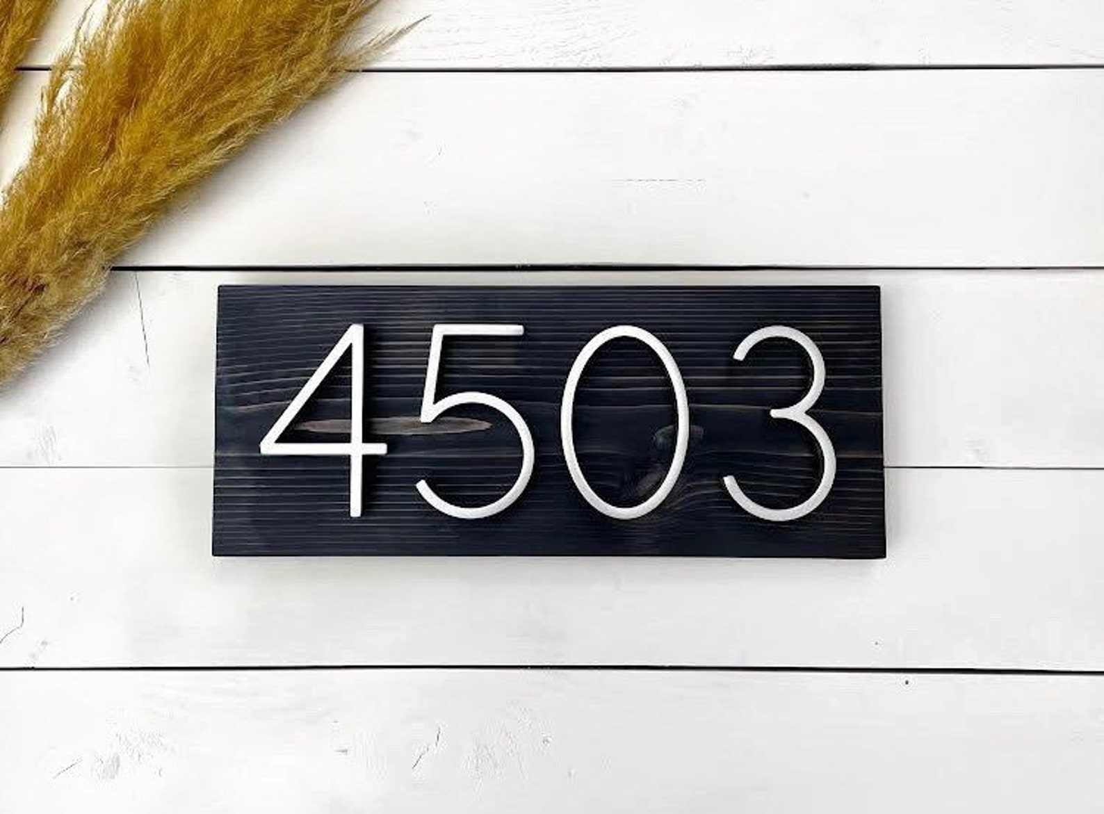 Address Sign For House, Horizontal Address Plaque