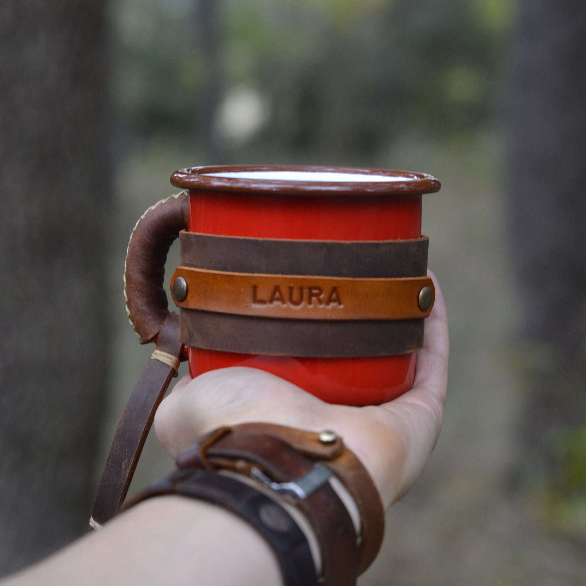 Personalized  Enamel Mug, Camping Mug Outdoor mug