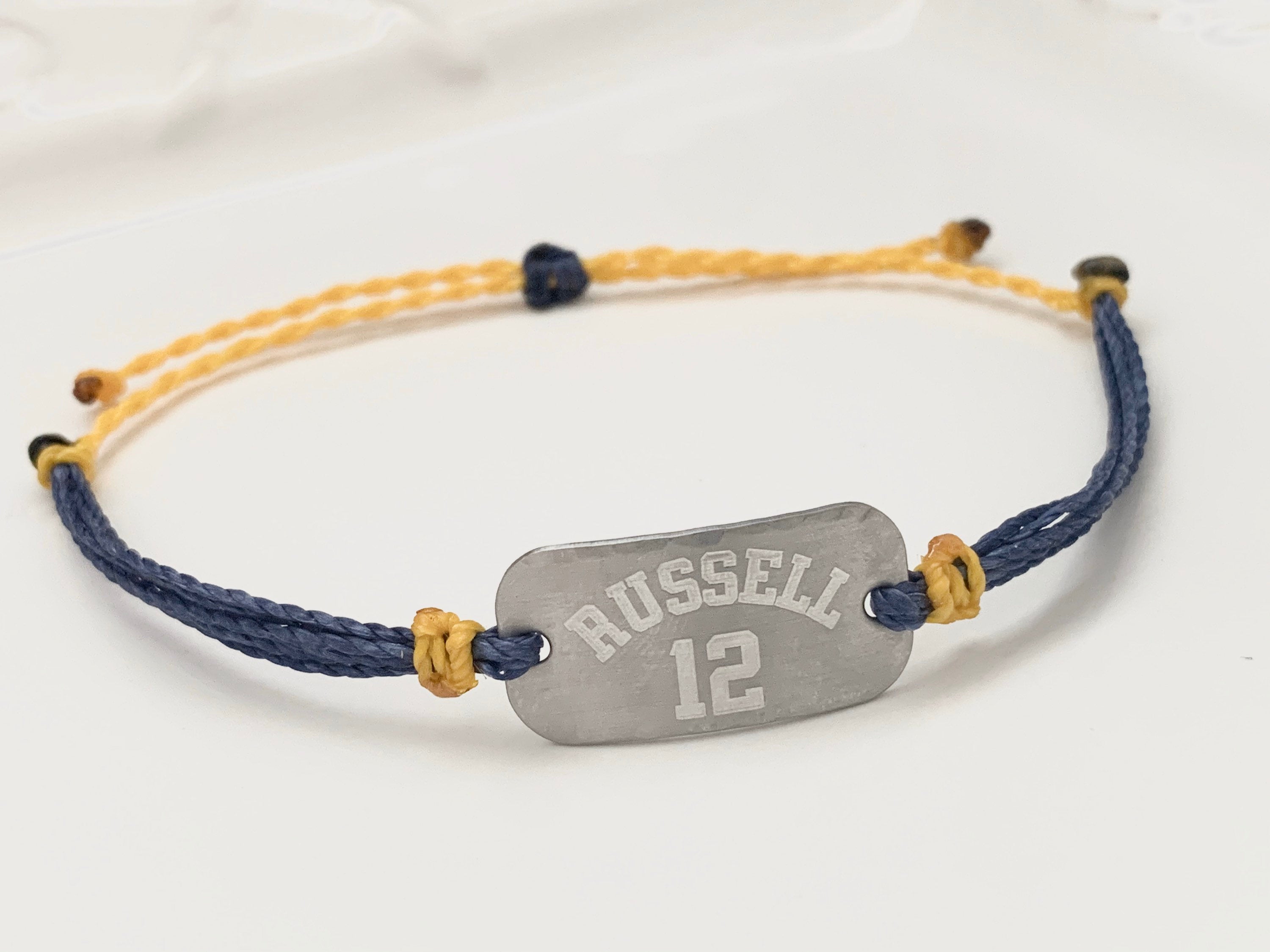 Baseball or softball bracelets, personalized waterproof sports bracelet, team gifts