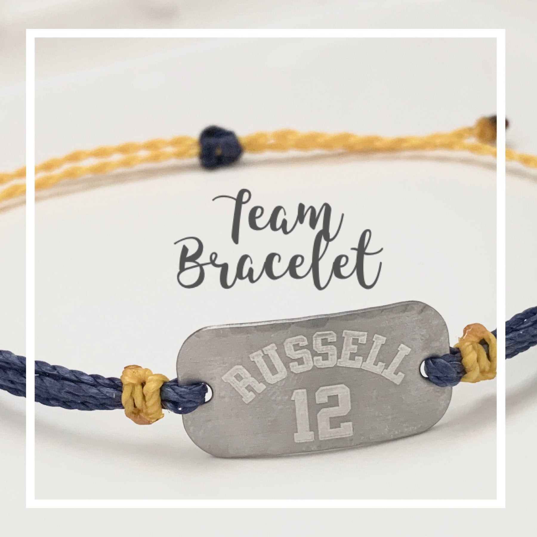 Baseball or softball bracelets, personalized waterproof sports bracelet, team gifts