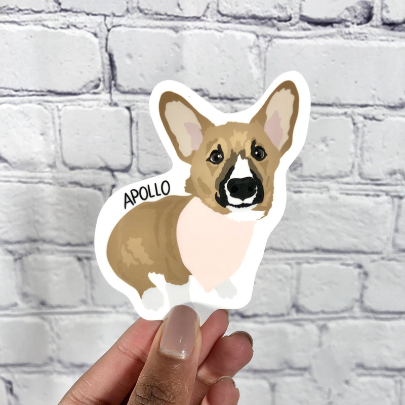 5Pcs/Pack Custom Dog Sticker, Pet Sticker, Pet Lover, Dog Lover, Pet Gifts, dog mom, dog dad