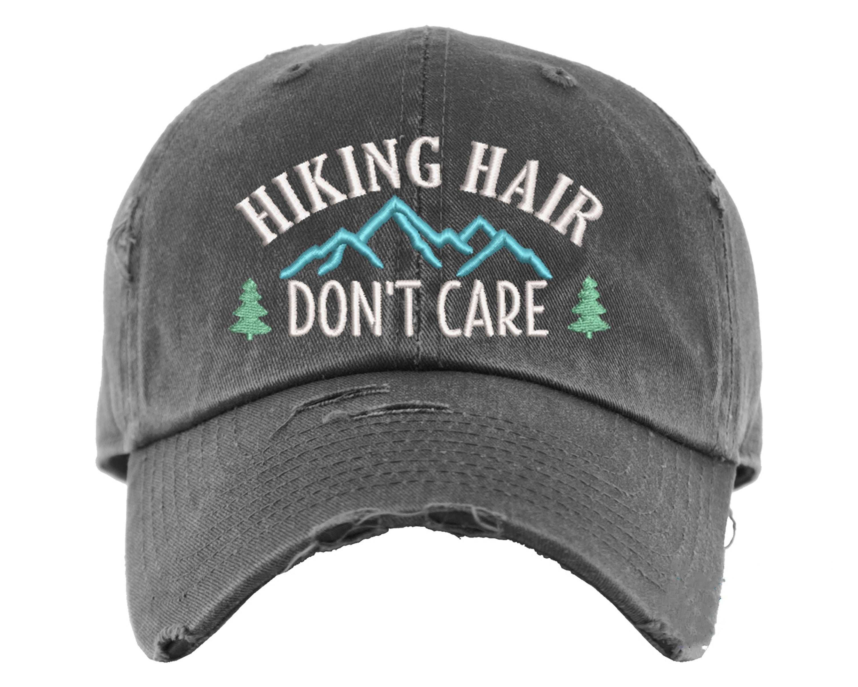 Hiking Hair Don't Care Hat ，Adventure Hat ，Camping Hat