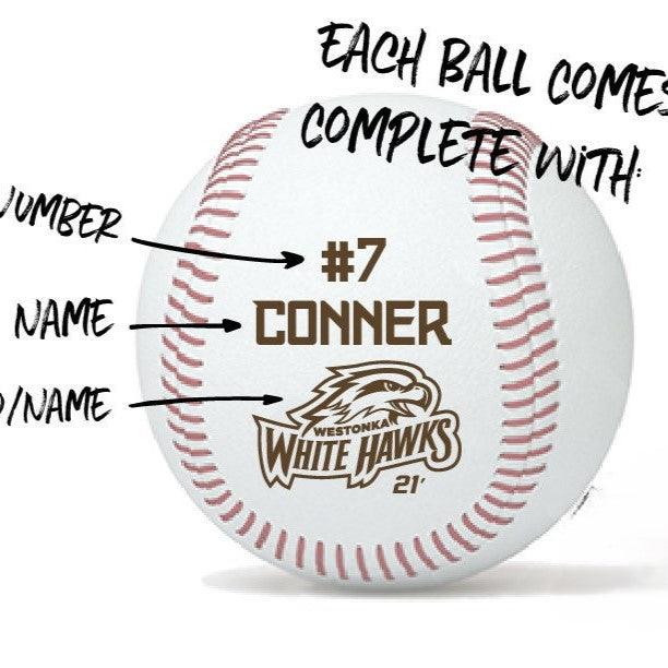 Personalized Baseball Party Gift,Custom Baseball,Laser Engraved Baseball