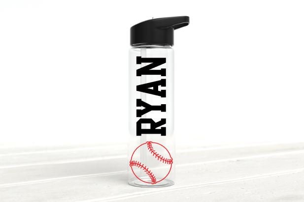 Personalized Baseball Water Bottle, Baseball Gifts