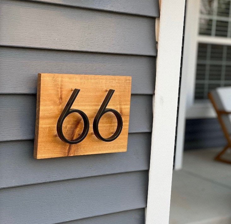 Address Sign For House, Horizontal Address Plaque