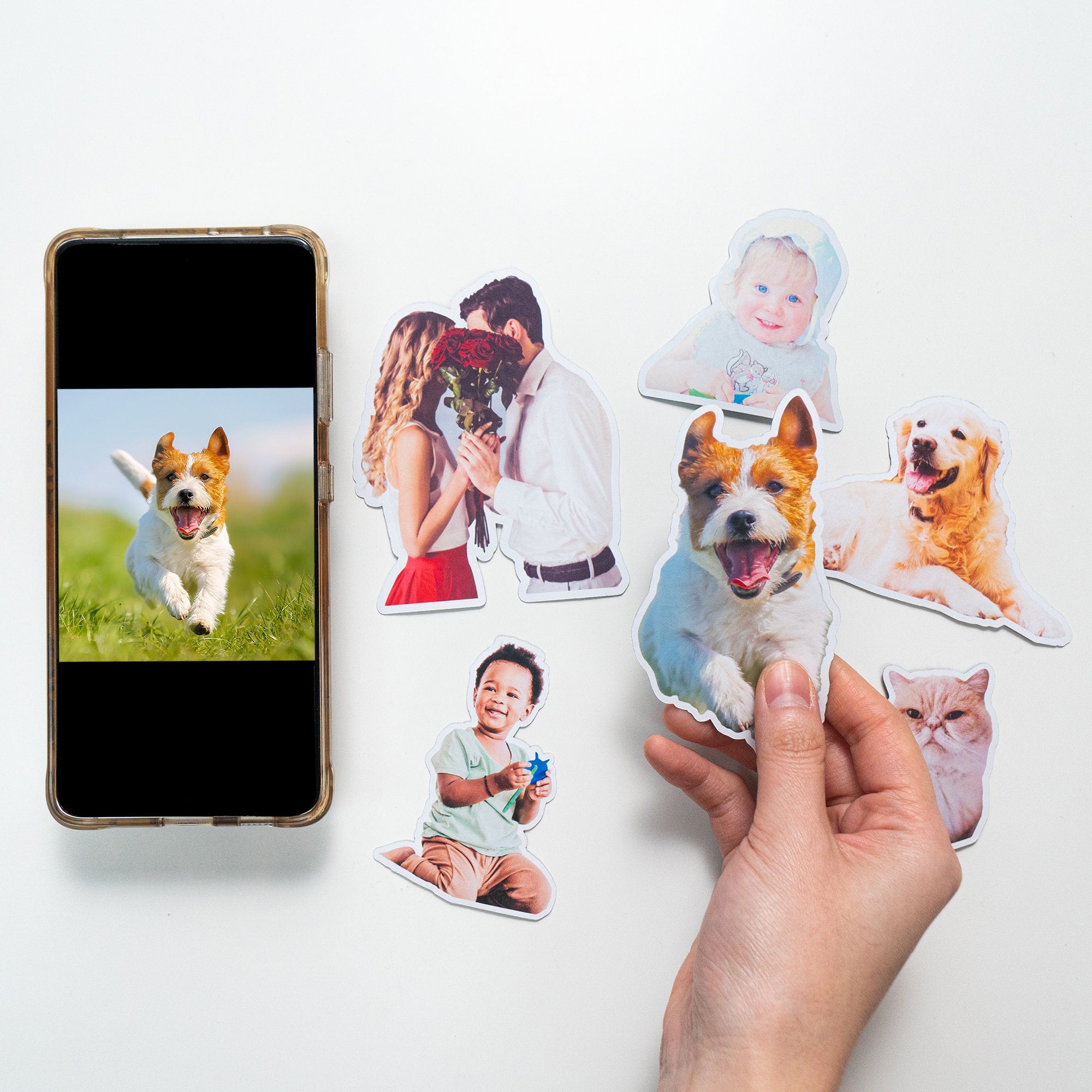 Custom Portrait Magnet ，Personalised Fridge Custom Pet Refrigerator Magnets