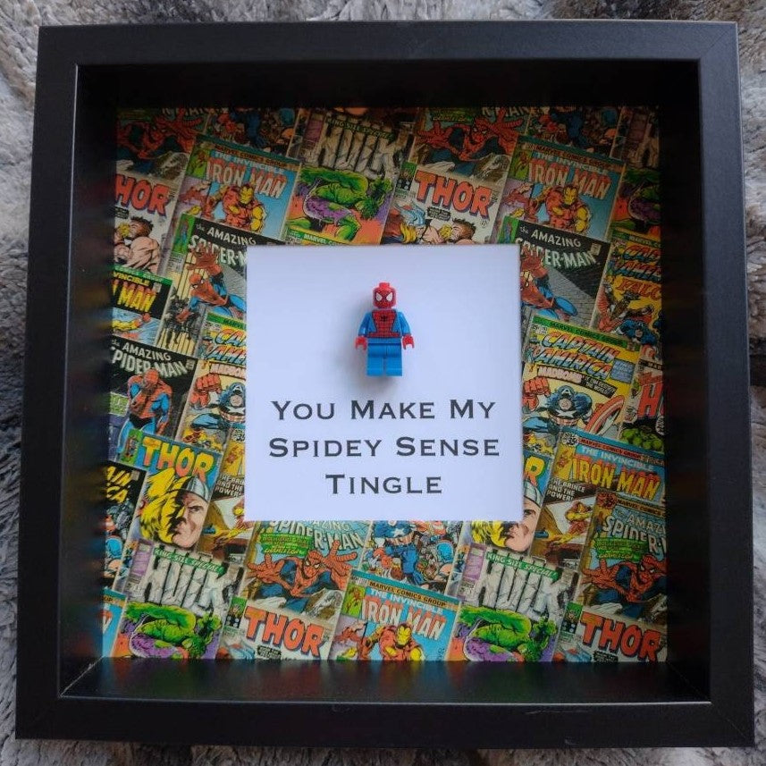 Christmas Spiderman You Make My Spidey Sense Tingle Spiderman Minifigure