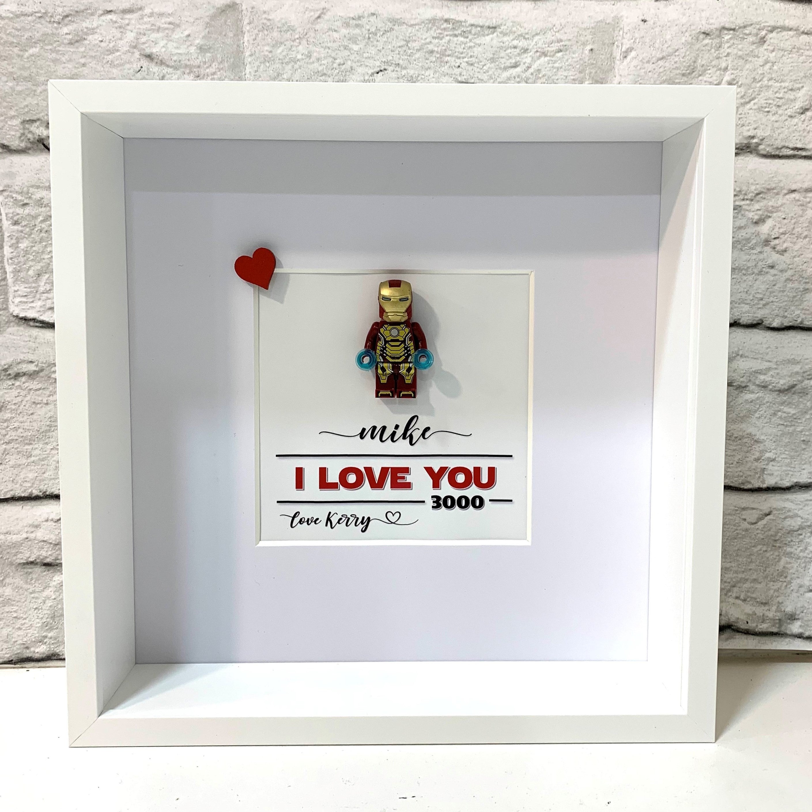 "I LOVE YOU 3000" Personalised Valentines Gift Superhero Gifts