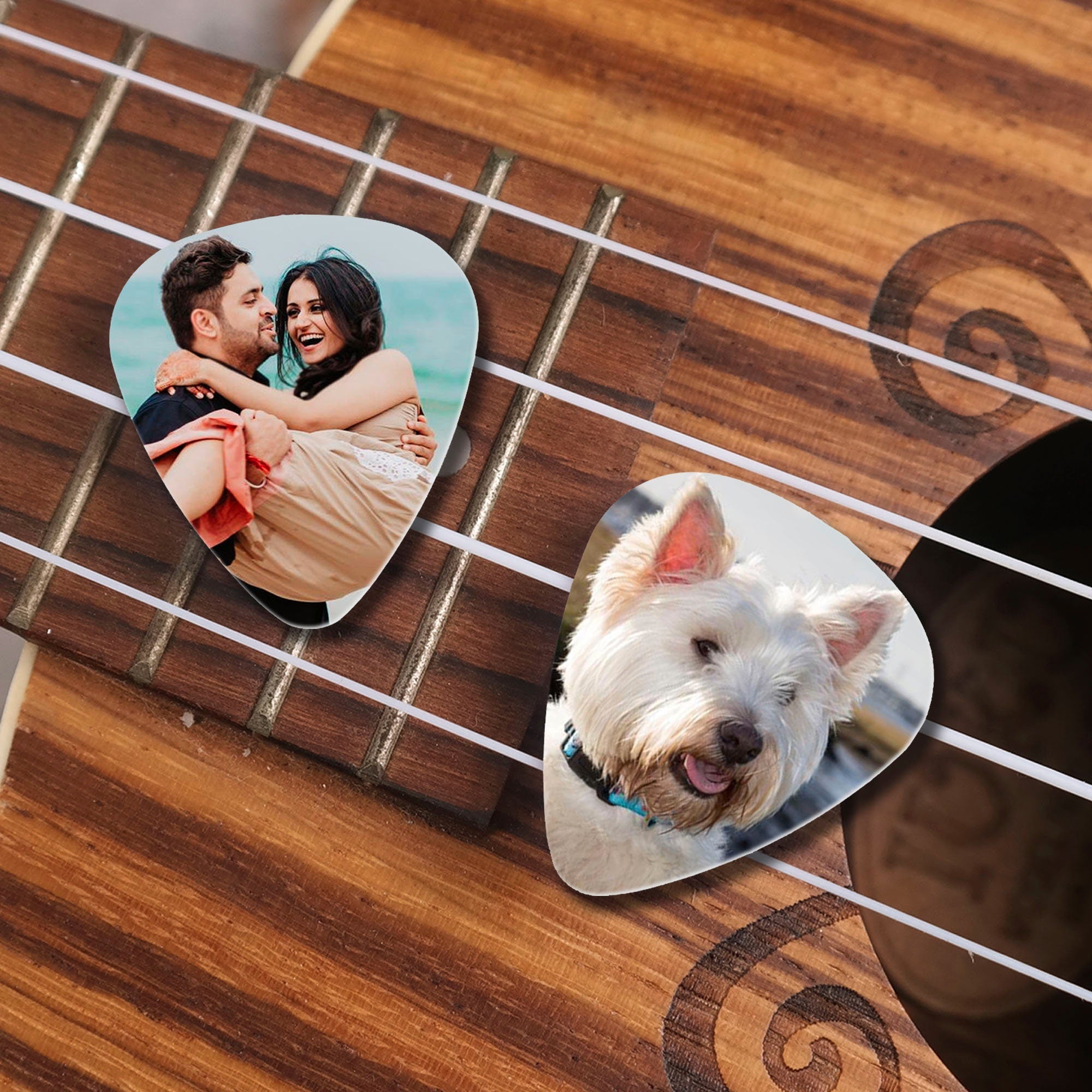 Personalized Guitar Pick, Custom Photo Guitar Pick, Gift for Him Boyfriend Dad Husband