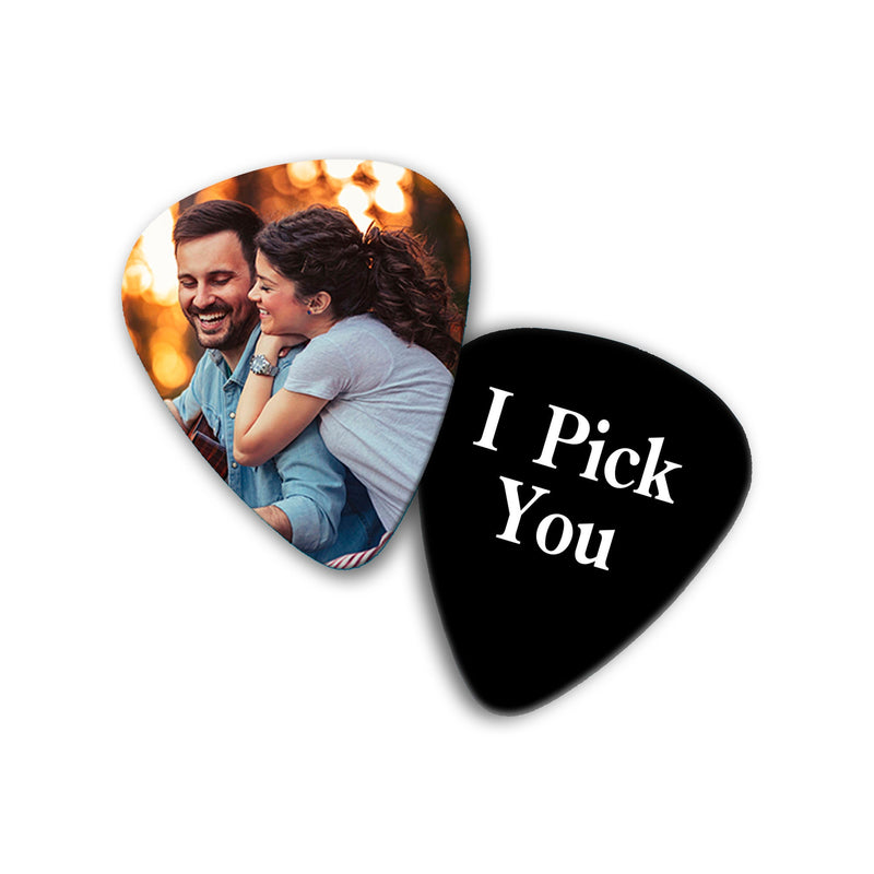 Personalized Guitar Pick, Custom Photo Guitar Pick, Gift for Him Boyfriend Dad Husband