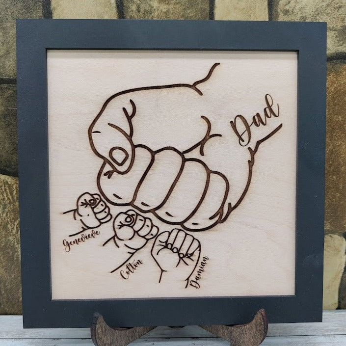 Fist Bump Sign Father's Day Gift