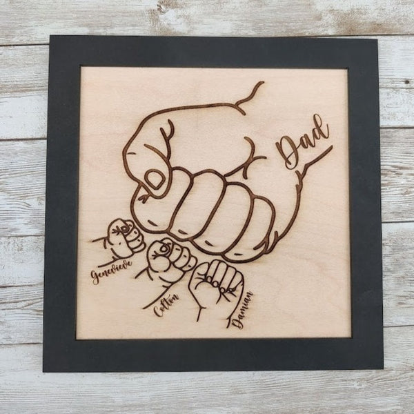 Fist Bump Sign Father's Day Gift