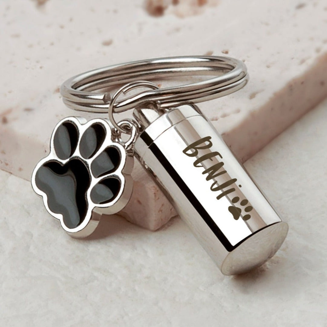 Dog Ashes Keepsake - Pet Urns Keychain for Dogs