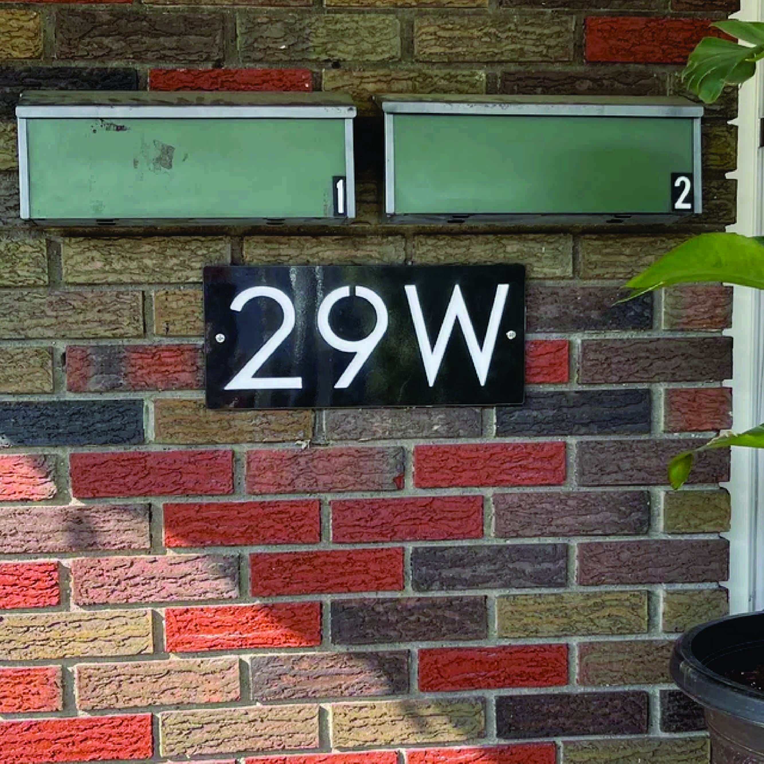 House Numbers | Modern Dwell | Fall Decor | Spring Decor